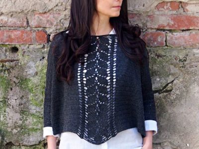 Crochet Pattern Leaves Cascade sweater