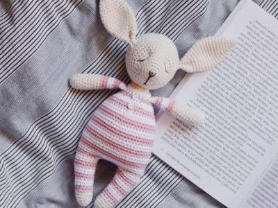 Crochet pattern for Rosy the Sleepy Bunny Amigurumi