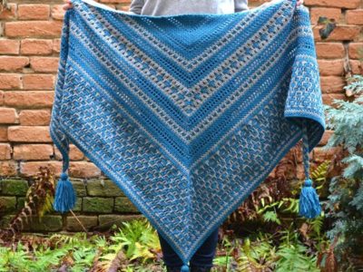 crochet Amaya Mosaic Shawl pattern