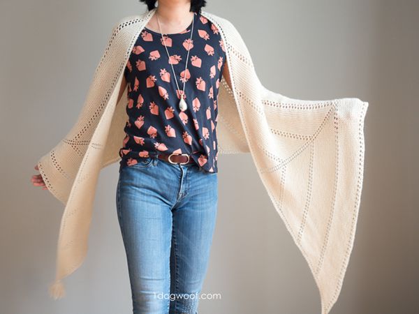 crochet Berkshire Wrap free pattern