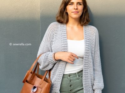 crochet Everyday Cotton Cardigan free pattern