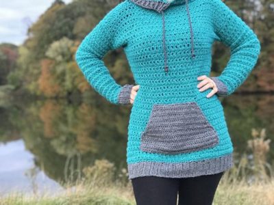 crochet North Star Hoodie sweater pattern
