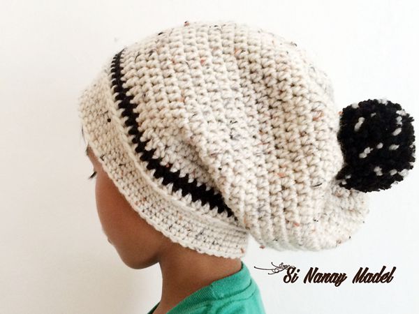 CROCHET A Slouchy Hat FREE PATTERN
