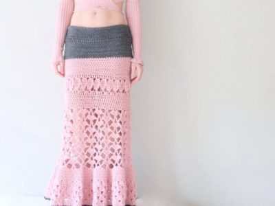 Crochet Maxi Long Skirt Pattern