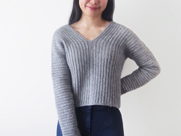crochet Elevation Sweater free pattern