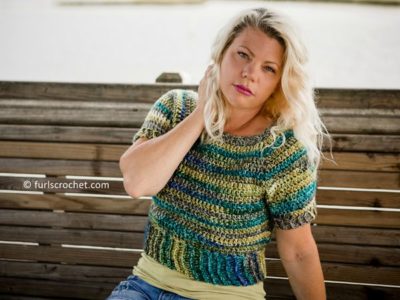 crochet Sightseer Cropped Top free pattern