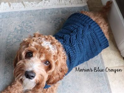Cabled Sweater for Dogs