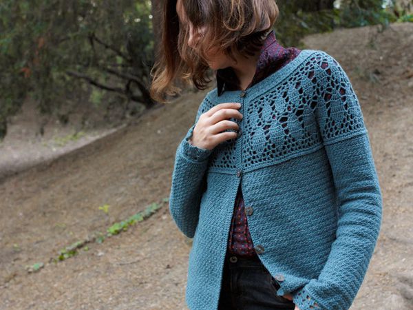 Metropolis Crochet Cardigan easy pattern