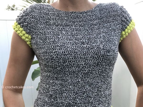crochet A Bobble In Time Top free pattern