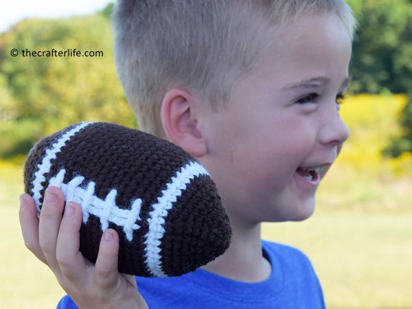 crochet Plush Football free pattern