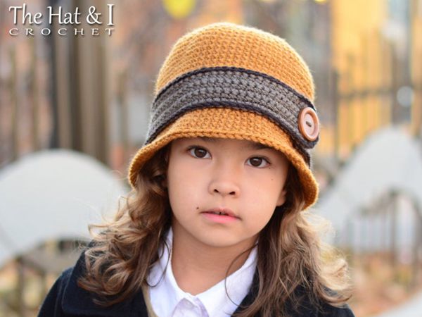 crochet Uptown Girl Hat free pattern