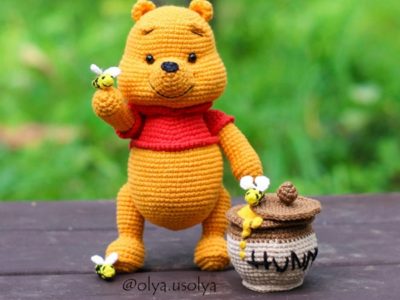 crochet Winnie the Pooh free pattern