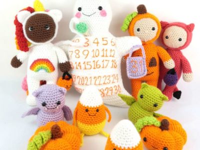 crochet Halloween Amigrumi Set free pattern