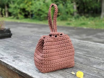 crochet One Handle Bag easy pattern