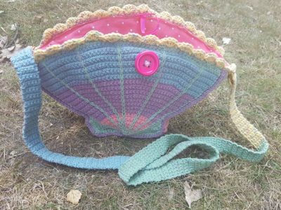 crochet Seashell Bag free pattern
