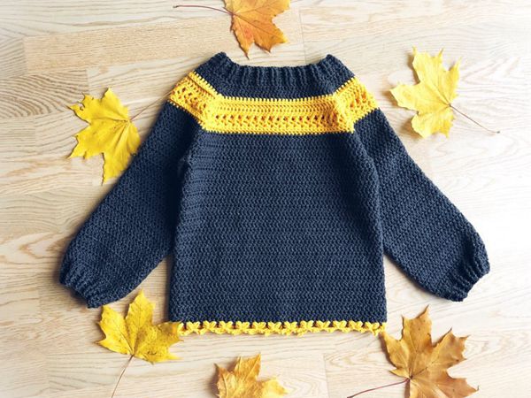 crochet Tullalah Sweater easy pattern