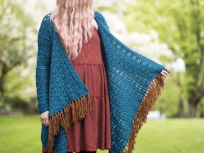 Crochet The Kingfisher Cardigan easy pattern
