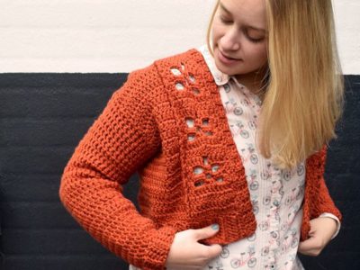 crochet Little Maple Cardi free pattern