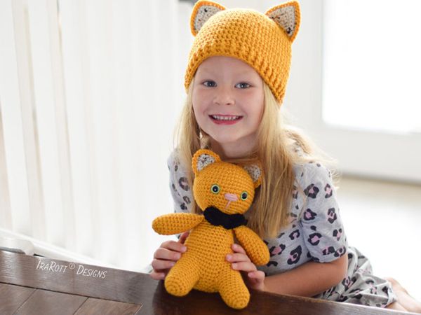 crochet Pumpkin The Cat And Hat easy pattern