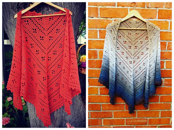 crochet Vintage Vibes Shawl free pattern