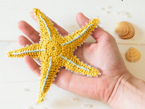 Crochet Starfish easy pattern