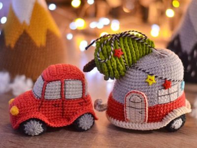 crochet Crochet Car & Christmas Tree easy pattern