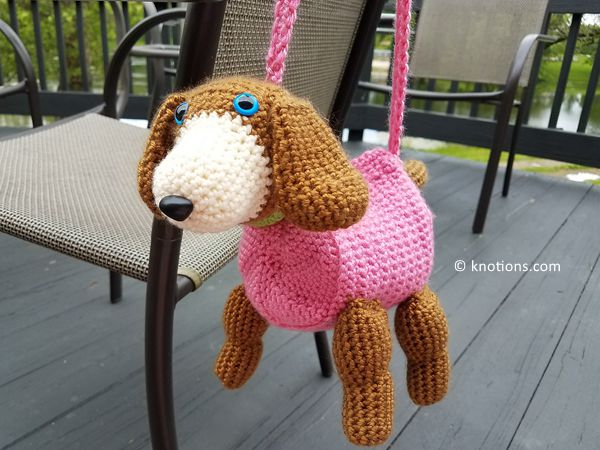 crochet Doggy Purse free pattern