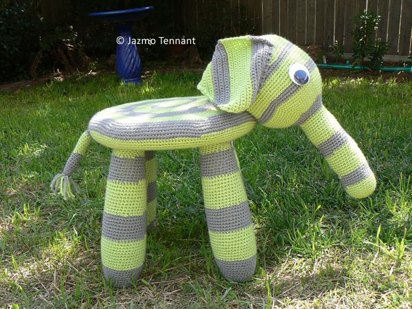 crochet Elephant Chair free pattern