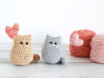 crochet Ltty Bitty Valentine Kitty free pattern