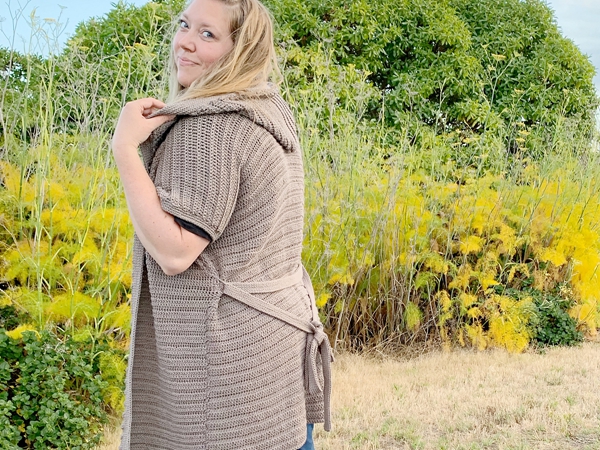 crochet The Waverly Hooded Cardigan free pattern