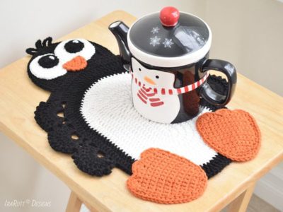 easy Roma The Happy Penguin Placemat free pattern