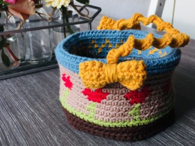 CROCHET Easter egg basket FREE PATTERN