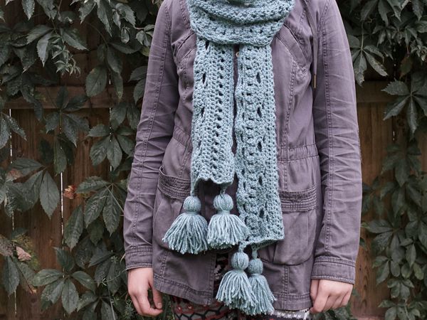 CROCHET Marked With An X Scarf free pattern