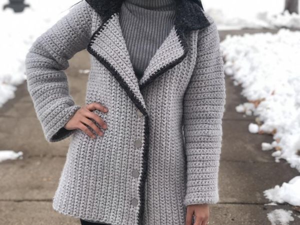 Hearth Side Crochet Jacket easy pattern