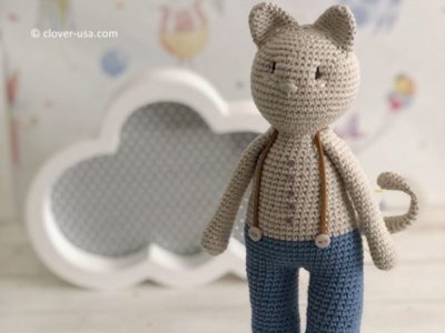 crochet Akihiro the Traveling Cat free pattern