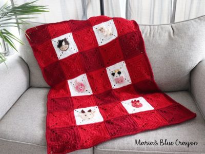 crochet Farm Blanket free pattern