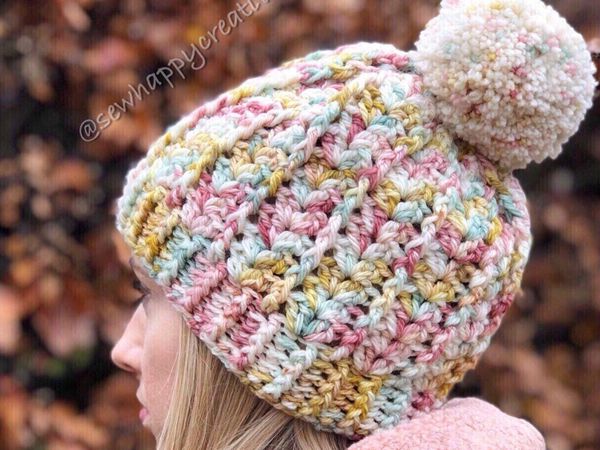 crochet Snow Days Hat easy pattern