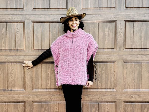 crochet Sparsh Poncho free pattern