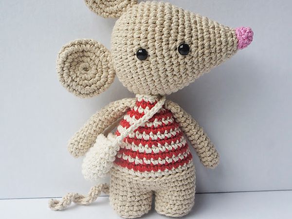 CROCHET the tooth mouse free pattern