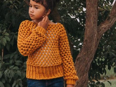 crochet Embrace the Change Sweater easy pattern