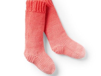 crochet KIDS CROCHET SLIPPER SOCKS free pattern