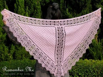 crochet Remember Me Crocheted Shawl free pattern
