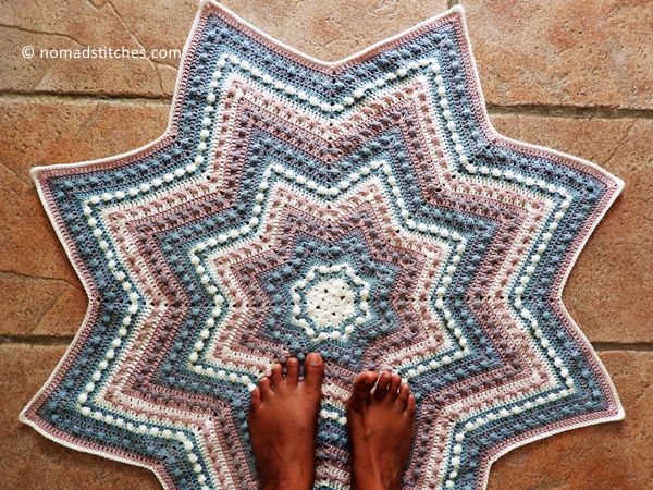 crochet Starlet Baby Blanket free pattern