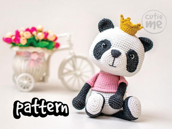 crochet Susie the Panda easy pattern