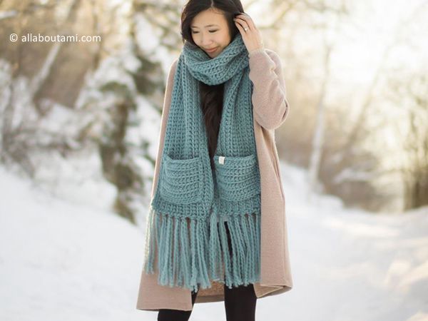crochet The Willow Scarf free pattern