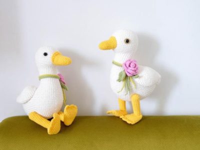 CROCHET Spring Duck Toy EASY PATTERN