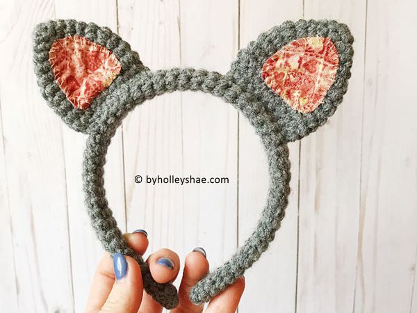 Crochet Animal Headband free pattern