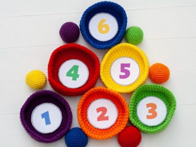 crochet Ball Toss Game pattern