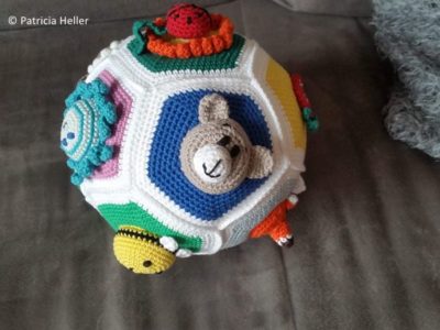 crochet Educational Baby Ball free pattern