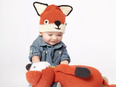 crochet FOX HAT free pattern